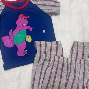 Vintage Barney pj set